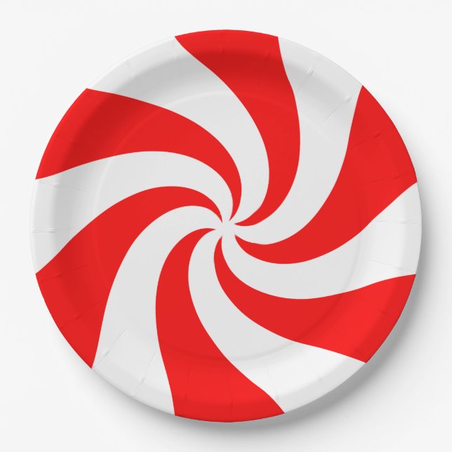 Peppermint Plate Pappteller (Vorderseite)