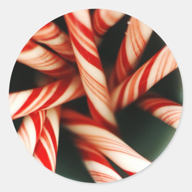 Peppermint Sticks Stickers (Vorderseite)
