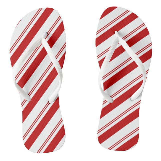 Peppermint Streifen Flip Flops (Fußbett)