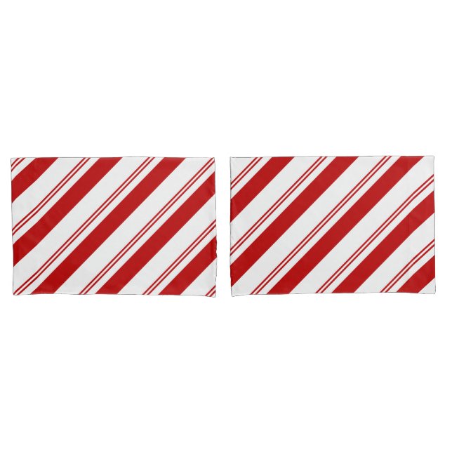 Peppermint Streifen Kissenbezug (Vorderseite-Set)