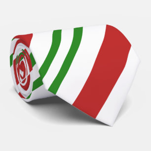 Peppermint Stripe Red Green Weihnachtsfeiertag Krawatte