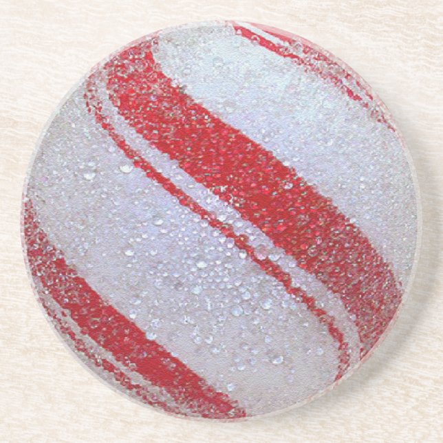 Peppermint Swirl Untersetzer (Vorne)