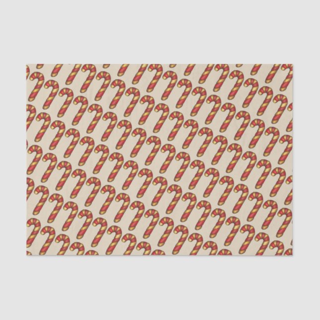 Peppermint Weihnachtskeks Candy Cane Backen Weihna Seidenpapier (Vorderseite)