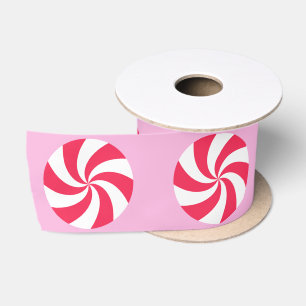 Peppermint Weihnachtsrosa Satinband