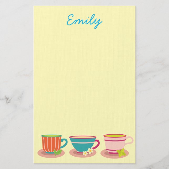 Peppermintee für Teeliebhaber Briefpapier (Vorderseite)