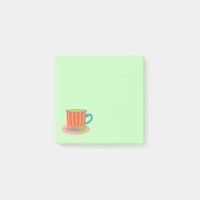 Peppermintee für Teeliebhaber Post-it Klebezettel (Vorderseite)