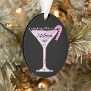 Peppermintini Cocktail Personalisiert Ornament