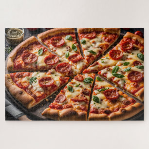 Pepperoni & Käse Pizza Puzzle