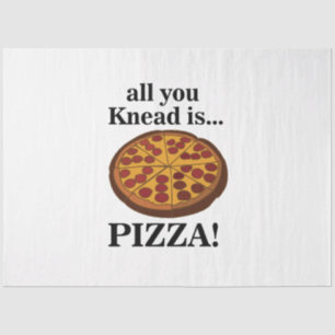 Pepperoni Pizza Food Funny Seidenpapier