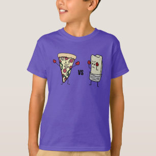 Pepperoni-Pizza GEGEN Burrito: Mexikaner gegen T-Shirt