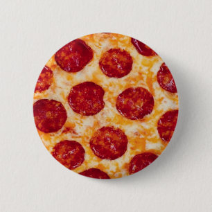 Pepperoni Pizza Hot und Yummy! Button