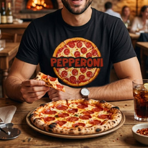 Pepperoni-Pizza-Liebhaber T-Shirt