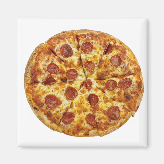 Pepperoni Pizza Magnet (Vorne)