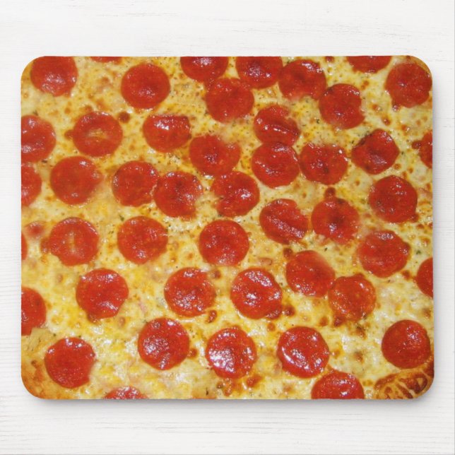 Pepperoni Pizza Mousepad (Vorne)