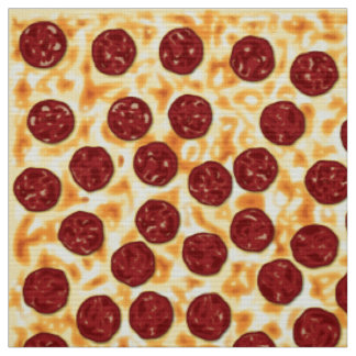 Pepperoni-Pizza-Muster Stoff