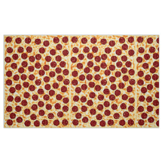 Pepperoni-Pizza-Muster Stoff