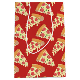 Pepperoni Pizza Party Mittlere Geschenktüte