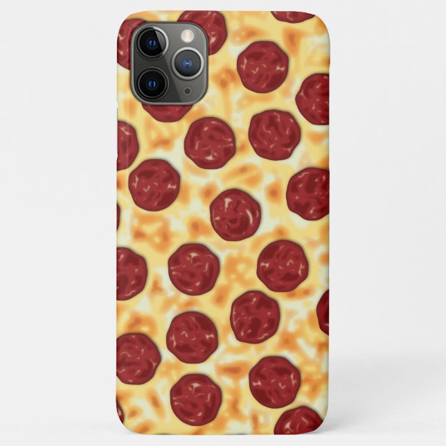 Pepperoni Pizza Pattern Case-Mate iPhone Hülle (Rückseite)