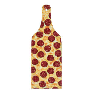 Pepperoni Pizza Pattern Schneidebrett