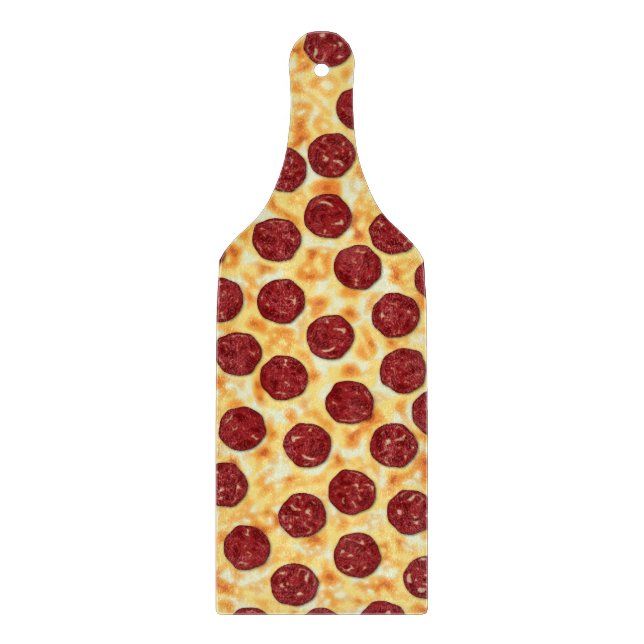 Pepperoni Pizza Pattern Schneidebrett (Vorderseite)