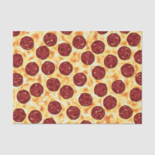 Pepperoni Pizza Pattern Seidenpapier