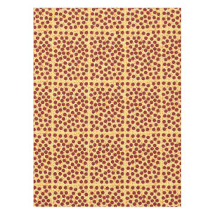 Pepperoni Pizza Pattern Tischdecke