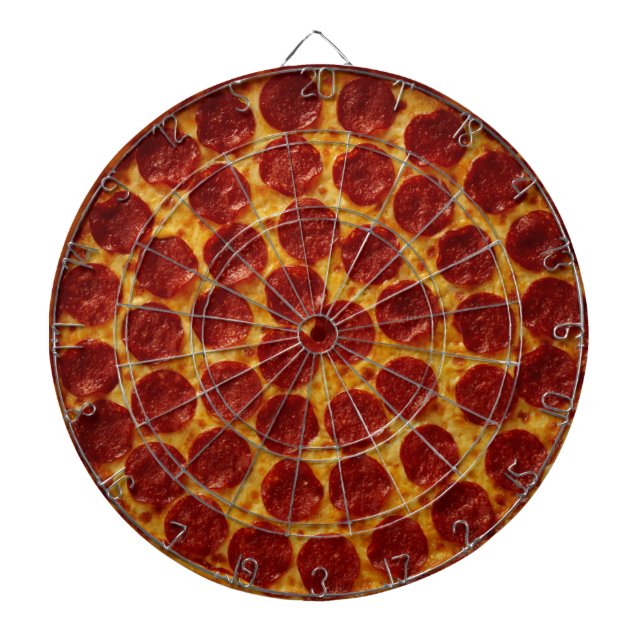 PEPPERONI PIZZA PLUS 3 DARTSCHEIBE (vorne)