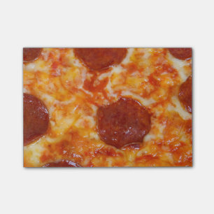 Pepperoni-Pizza Post-it Klebezettel