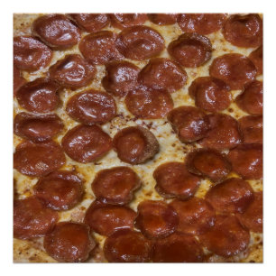 Pepperoni Pizza Poster