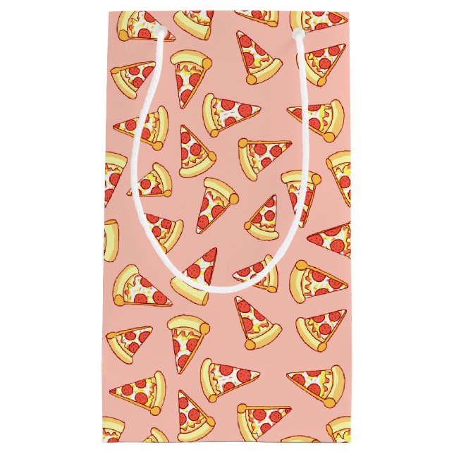 Pepperoni-Pizza-Scheibe, die Kleine Geschenktüte (Vorderseite)