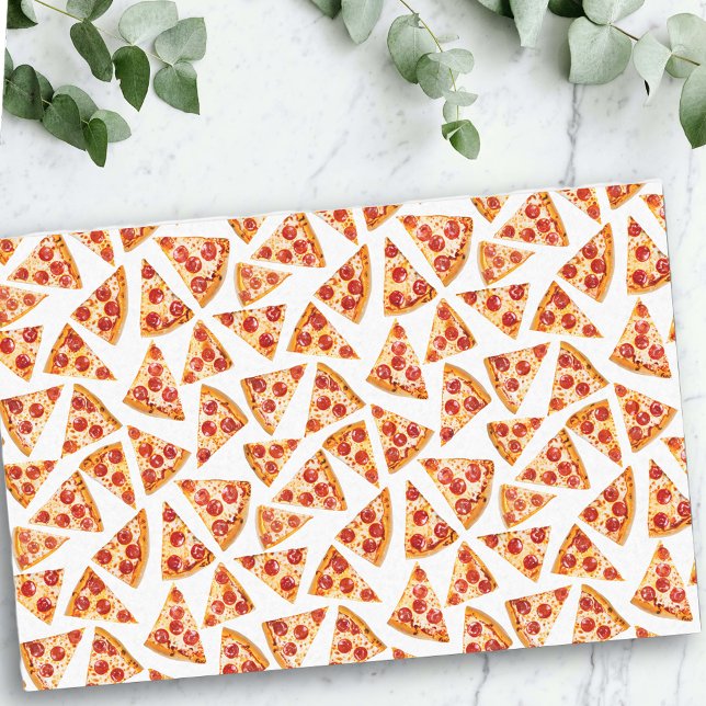 Pepperoni-Pizza-Stücke Spaß Verrückt  Seidenpapier (Von Creator hochgeladen)
