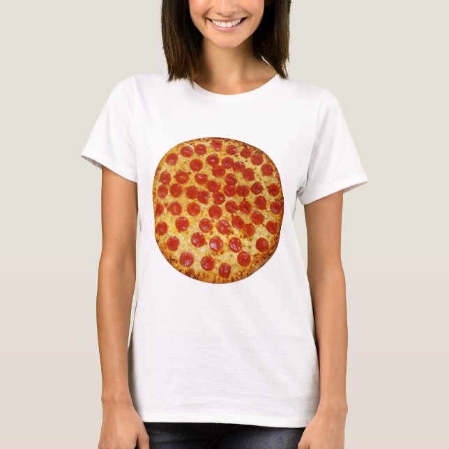 Pepperoni Pizza T-Shirt (Vorderseite)