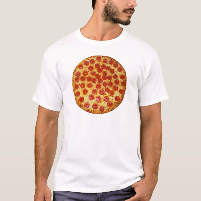 Pepperoni Pizza T-Shirt (Vorderseite)