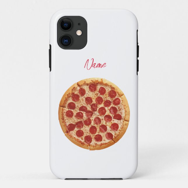 Pepperoni Pizza Thunder_Cove Case-Mate iPhone Hülle (Rückseite)