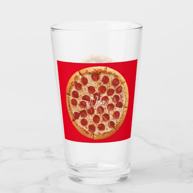 Pepperoni Pizza Thunder_Cove Glas (Vorderseite)