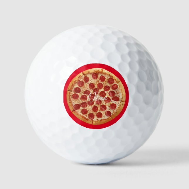 Pepperoni Pizza Thunder_Cove Golfball (Vorderseite)