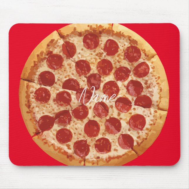 Pepperoni Pizza Thunder_Cove Mousepad (Vorne)