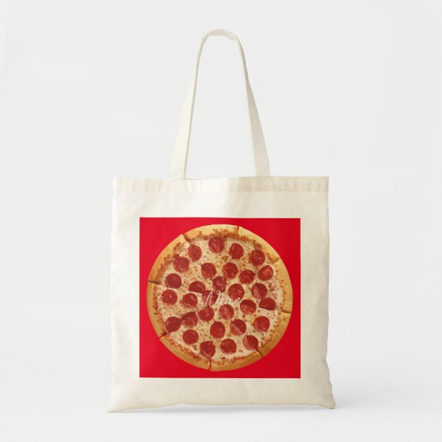 Pepperoni Pizza Thunder_Cove Tragetasche (Vorne)