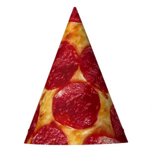Pepperonis Pizza Geburtstagsparty Partyhütchen