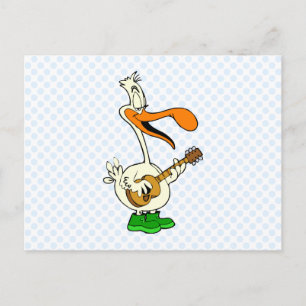 Peppy Pelican Postkarte