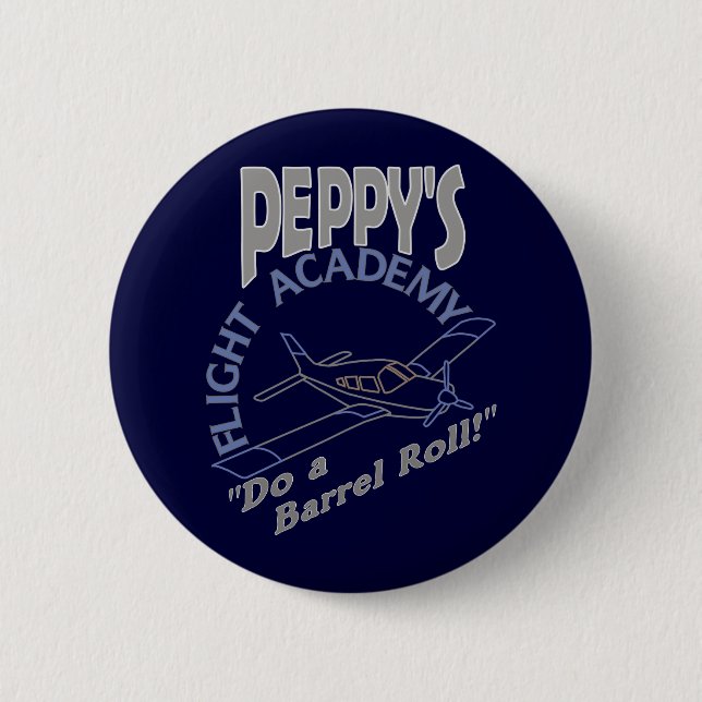Peppys Flug-Akademie Button (Vorderseite)