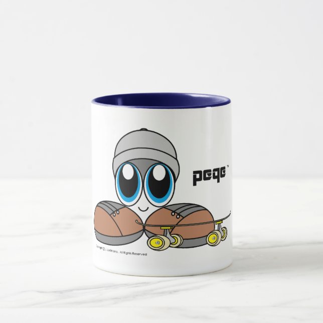 PEQE Skateboarder-Tasse Tasse (Zentrum)