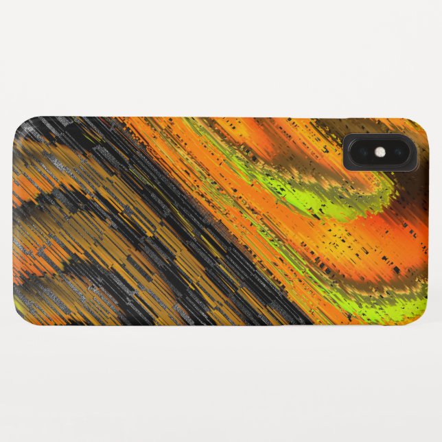 Pequeno mosaico amarelado transversal e verformado Case-Mate iPhone hülle (Rückseite (Horizontal))