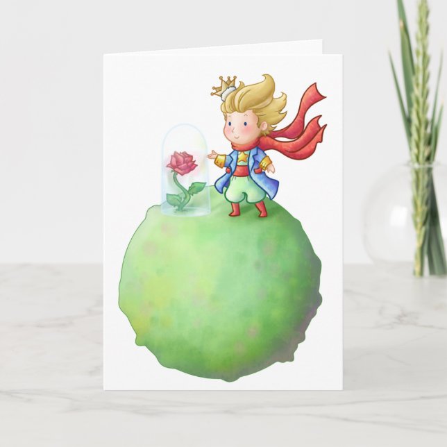 Pequeno Príncipe Karte (Vorderseite)