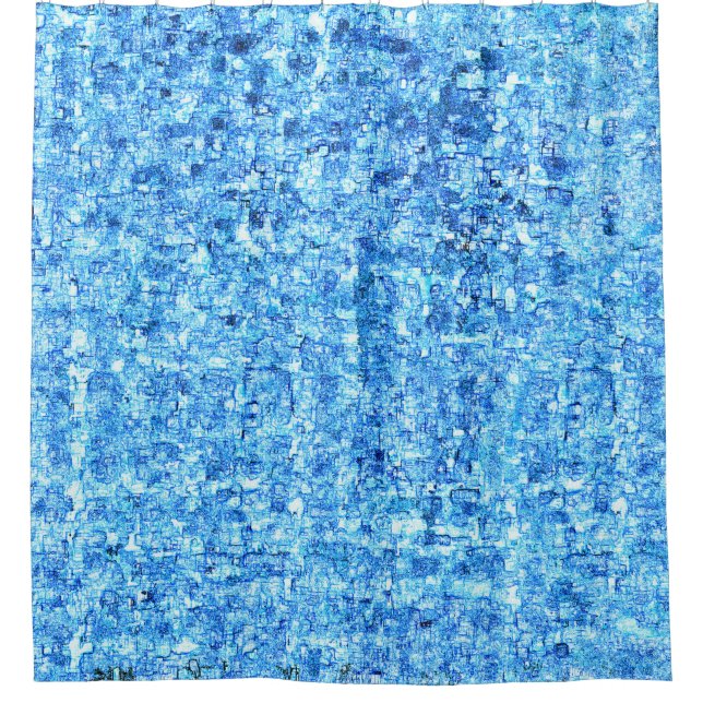 Pequenos entalhes em desenho como à caneta duschvorhang (Vorderseite)