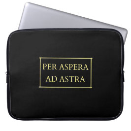 Per aspera ad astra laptopschutzhülle