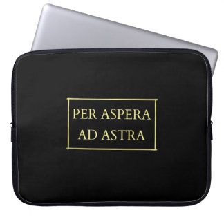 Per aspera ad astra laptopschutzhülle