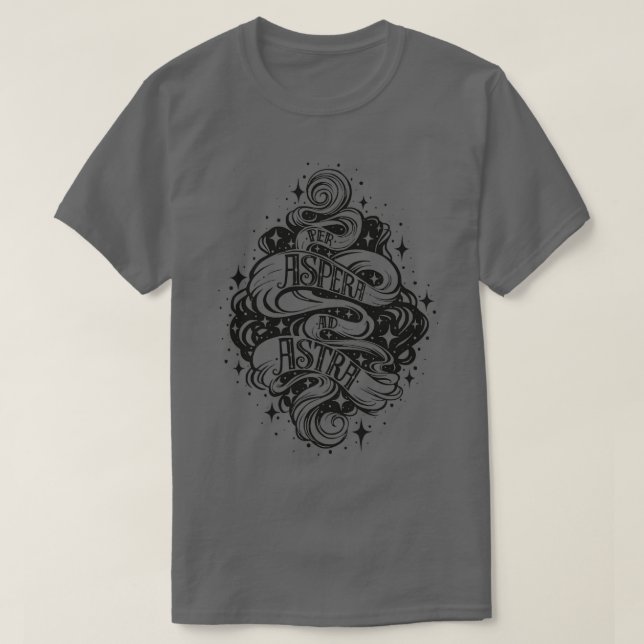 Per Aspera Ad Astra Lata T-Shirt (Design vorne)