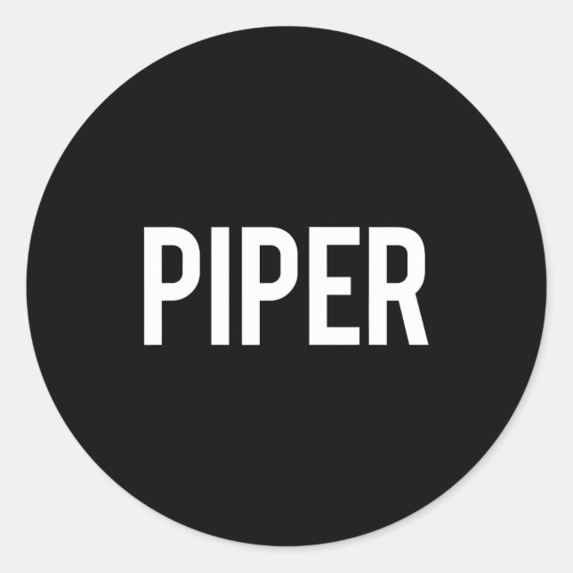 Per - Cool New Funny Name Fan Gift Tee  Runder Aufkleber (Vorderseite)