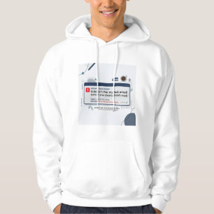 Per E-Mail von vorgestern Lustige Büroweisheit Hoodie